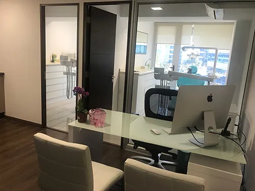 Interior de la clínica dental Bienestar Dental en Providencia