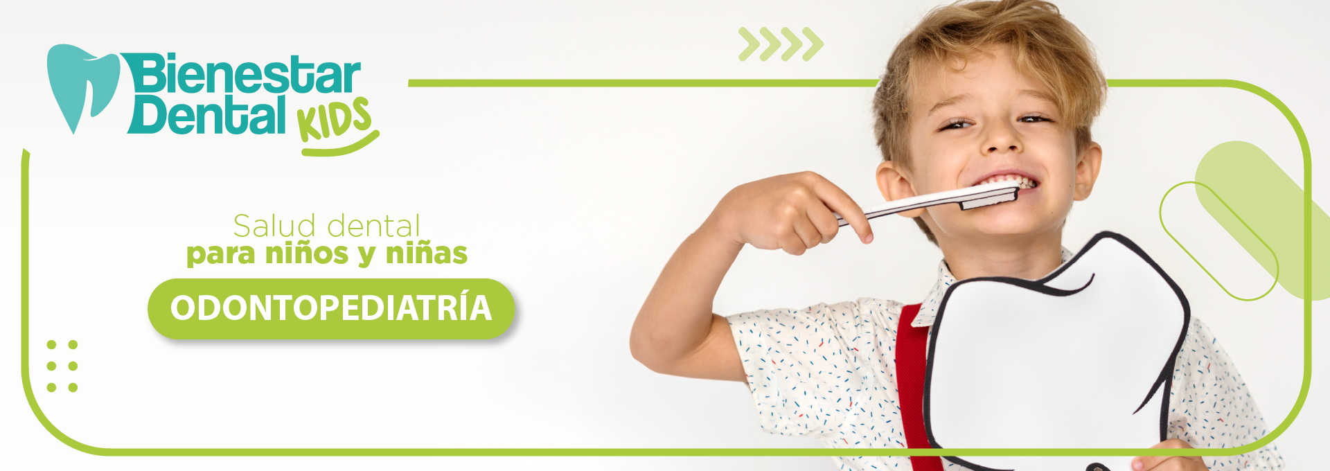 Salud dental para niños y niñas.  odontopediatria