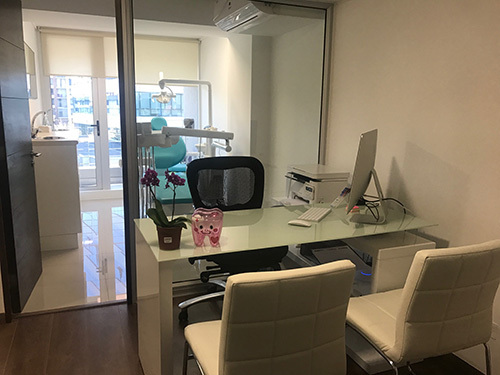 Interior oficina Bienestar Dental